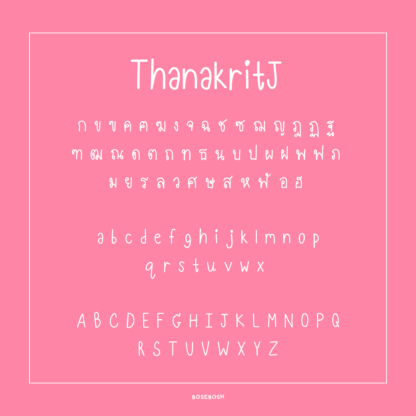 ThanakritJ Font - Image 2