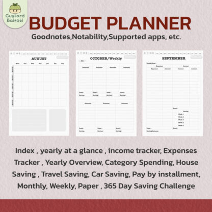Digital Budget Planner – แพลนเนอร์วางแผนการเงิน - Image 2