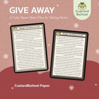 Give Away Paper CustardBaitoei