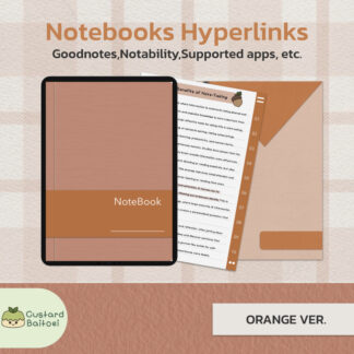 Color Pop Linkbook Peachy Ping Orange Ver.