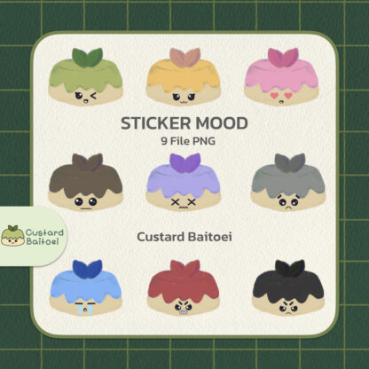 Sticker Mood CustardBaitoei
