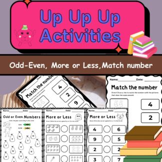 Number Fun Bundle – Odd/Even, More/Less & Matching Grade 2