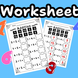MeanMood | Math Worksheet : Addition & Filling