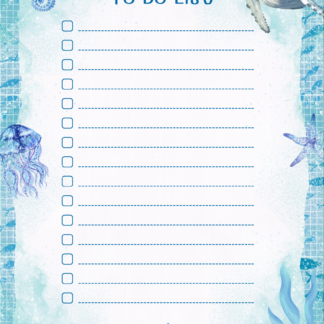 ลิสต์สิ่งที่ต้องทำ ธีมท้องทะเล To Do List(Sea).zip