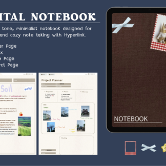 Cozy Study Digital Notebook