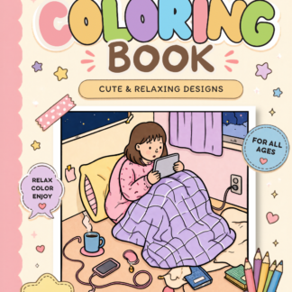 สมุดระบายสีสุดน่ารัก 20 ภาพ Cozy coloring book